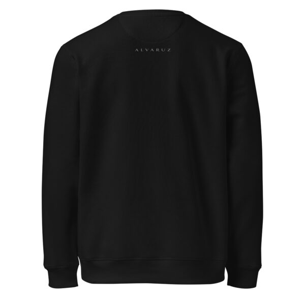 ALVARUZ—CONNOISSEUR’S, premium unisex sweatshirt, embroided logo.