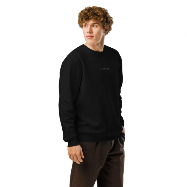 ALVARUZ—CONNOISSEUR’S, premium unisex sweatshirt, embroided logo.