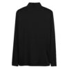 Adidas ft. ALVARUZ Long-Sleeve T-Shirt, Unisex, Black, with 3/4 Zip Collar.