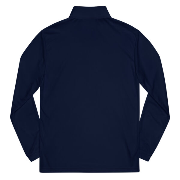 adidas-quarter-zip-pullover-collegiate-navy-back-6882b0ce01d03.jpg Adidas ft. ALVARUZ Long-Sleeve T-Shirt, Unisex, Navy Blue, with 3/4 Zip Collar.