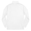 Adidas ft. ALVARUZ Long-Sleeve T-Shirt, Unisex, White, with 3/4 Zip Collar.