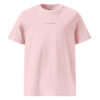 ALVARUZ—SUPREMACY Pink unisex T-shirt, unisex style with a regular fit.