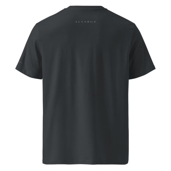 unisex-organic-ribbed-neck-t-shirt-india-ink-grey-back-6882e7485b776.jpg ALVARUZ—SUPREMACY Grey, unisex T-shirt, unisex style with a regular fit.