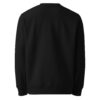 ALVARUZ—EXCLUSIVE sweatshirt in black, unisex, comfortable and elegant, featuring a stylized minimalist logo