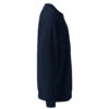 ALVARUZ—EXCLUSIVE sweatshirt in Navy Blue, unisex, comfortable and elegant, featuring a stylized minimalist logo
