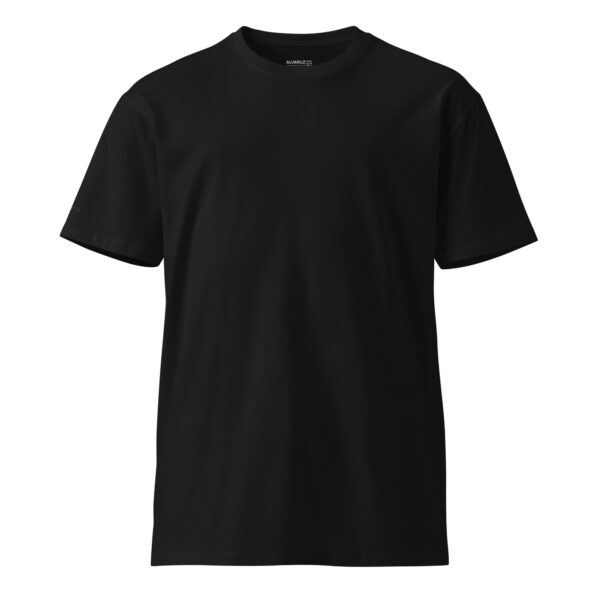 unisex-premium-t-shirt-black-front-688150ad7f1ce.jpg PURE—BLACK Premium Lightweight Tee with No Logos at Front