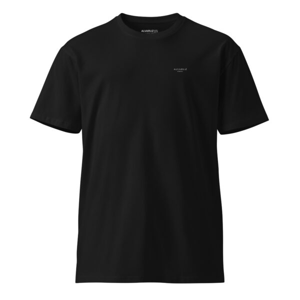 unisex-premium-t-shirt-black-front-6882aa7a7bcfa.jpg The very ESSENCE—TEE, classic and refined cut.