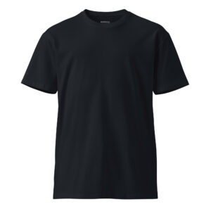 PURE—BLUE Premium Lightweight Tee with No Logos at Front