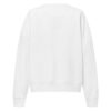 Women’s SIGNATURE High-Cut White crew neck sweatshirt with embroided logo