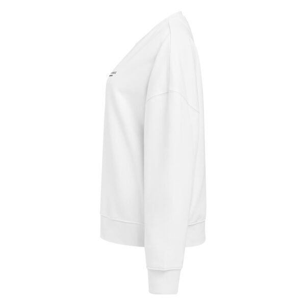 womens-organic-crew-neck-sweatshirt-white-left-6882b3385fd7a.jpg Women’s SIGNATURE High-Cut White crew neck sweatshirt with embroided logo